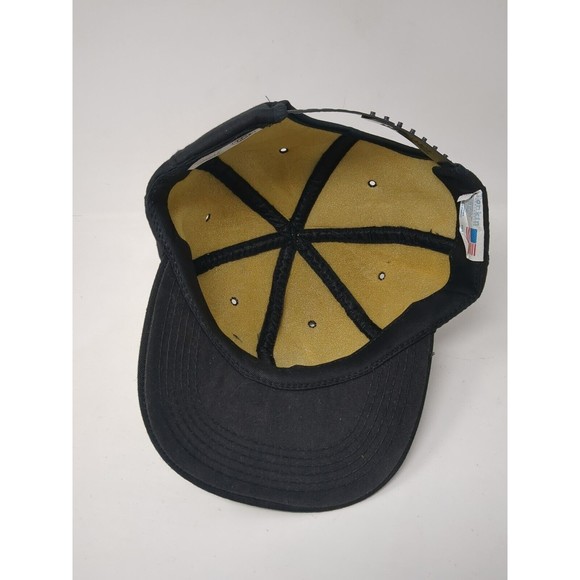 Cat Lift Trucks Patch Baseball Hat Cap Snapback Made In USA Caterpillar VTG 80s - Picture 7 of 10